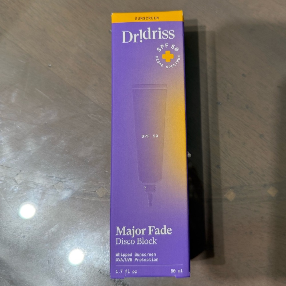 Major Fade Sunscreen Dr. Idriss Disco Block SPF 50- sold out online